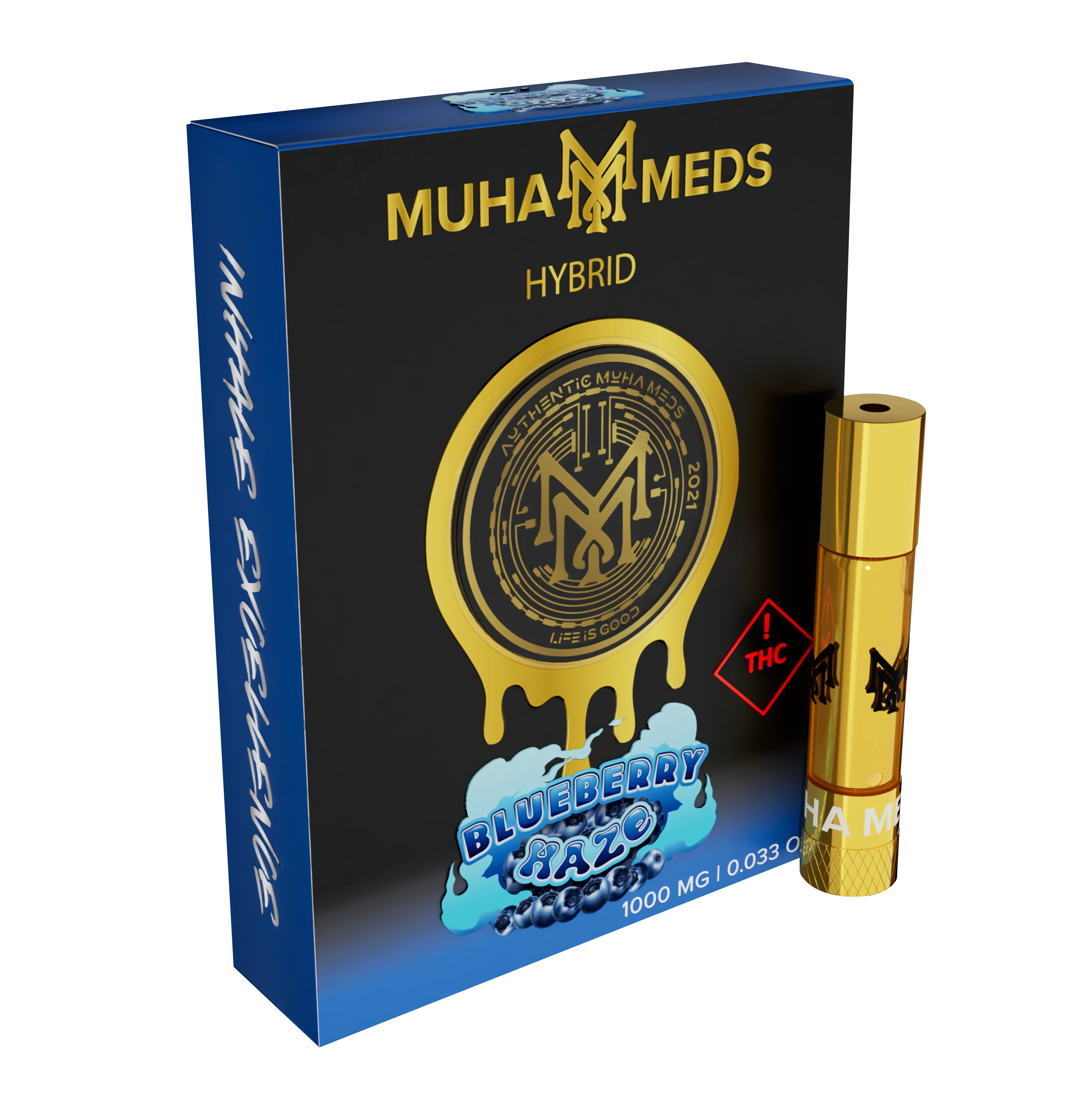 1G Distillate Cartridge – Blueberry Haze