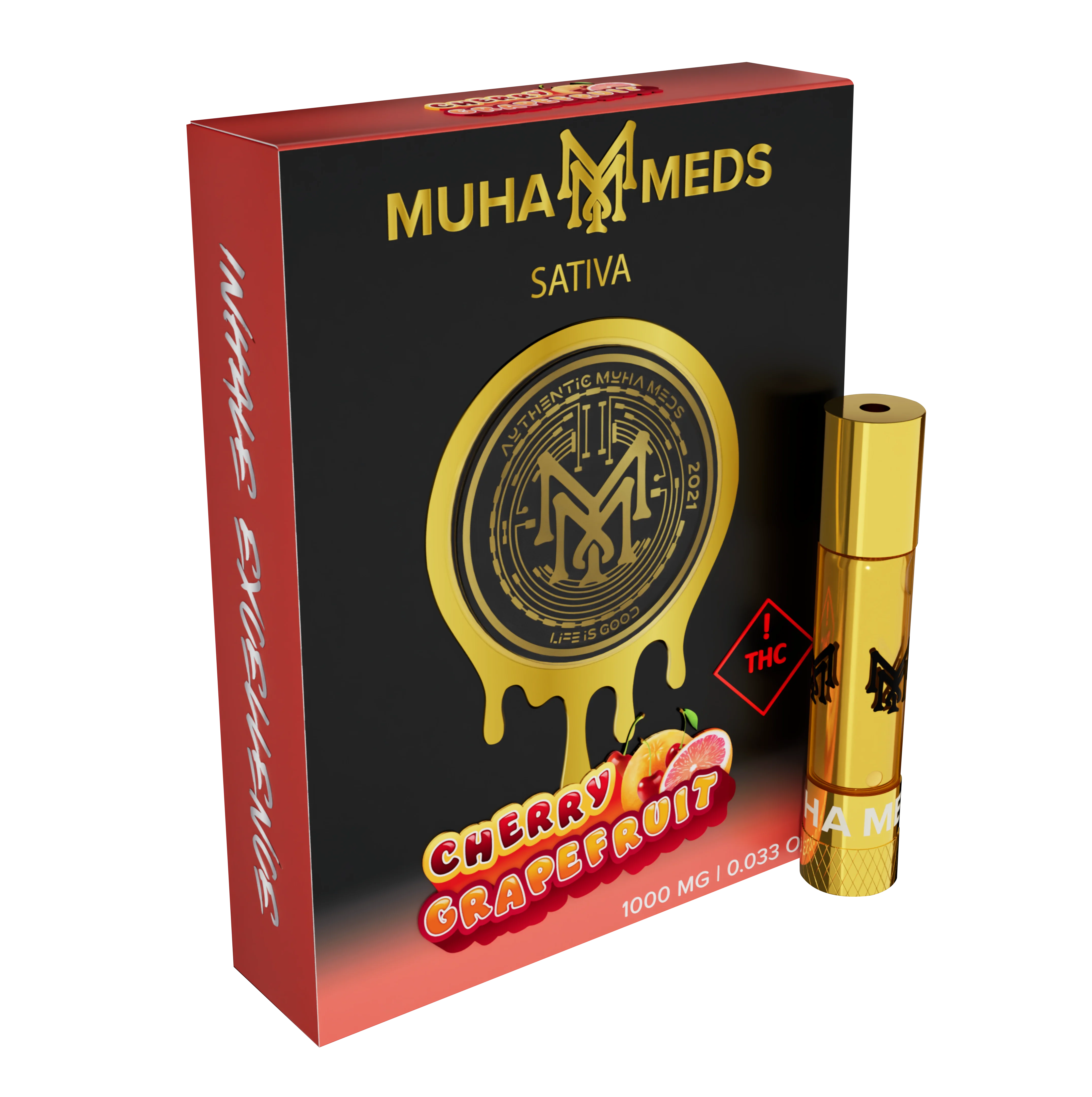 1G Distillate Cartridge – Cherry Grapefruit
