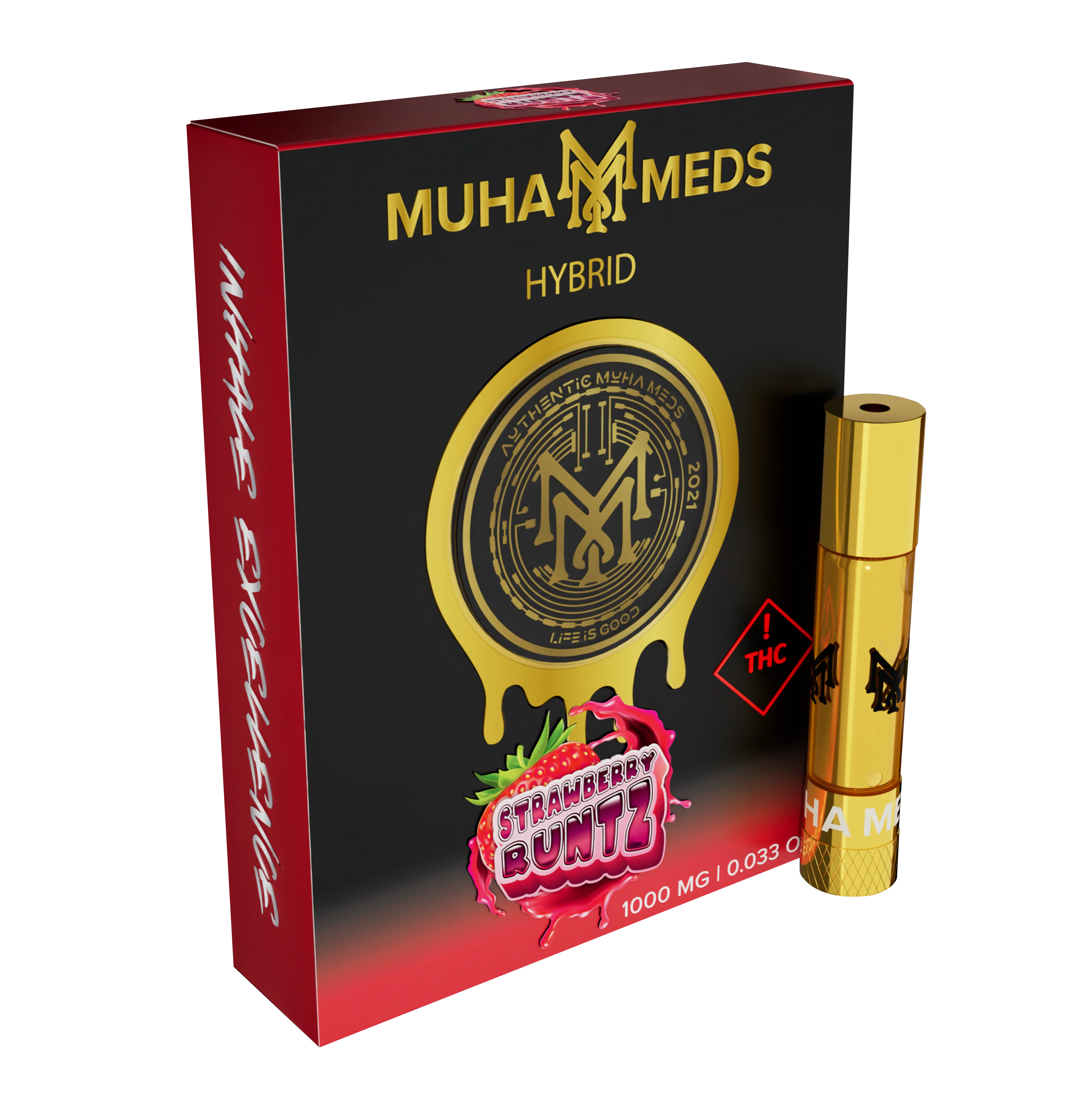 1G Distillate Cartridge – Strawberry Runtz