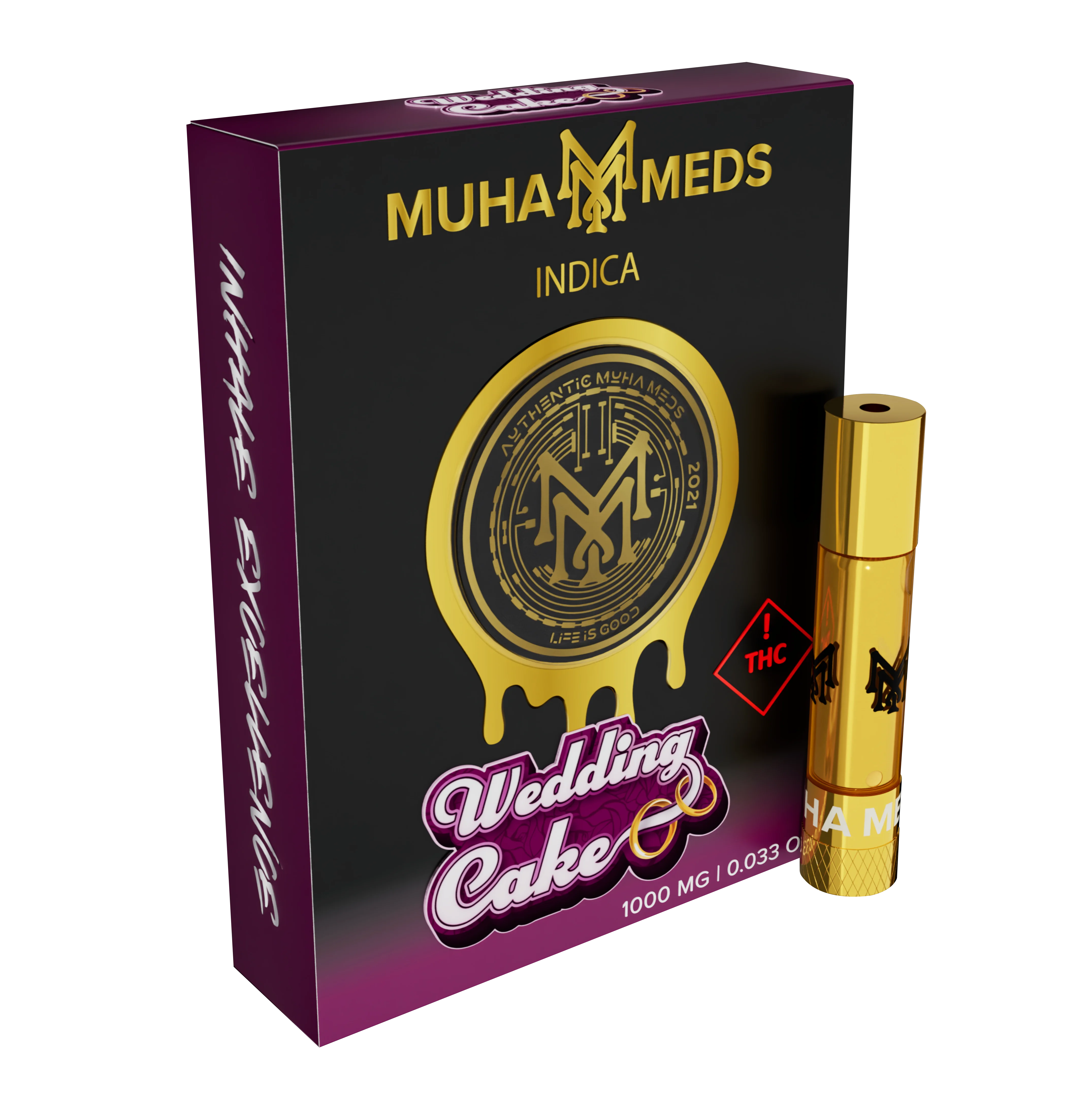 1G Distillate Cartridge – Wedding Cake