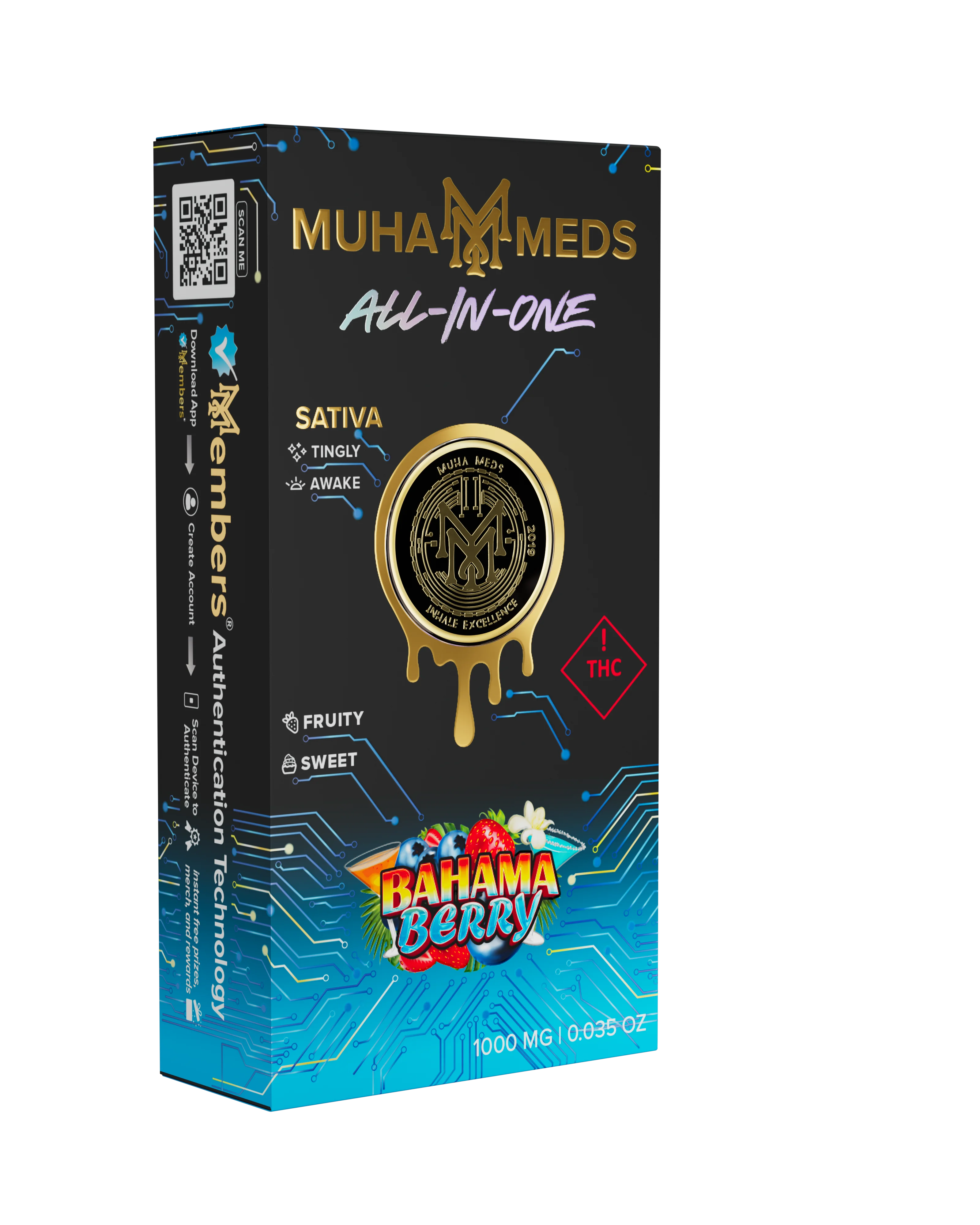 Gen 3 1G Distillate AIO – Bahama Berry