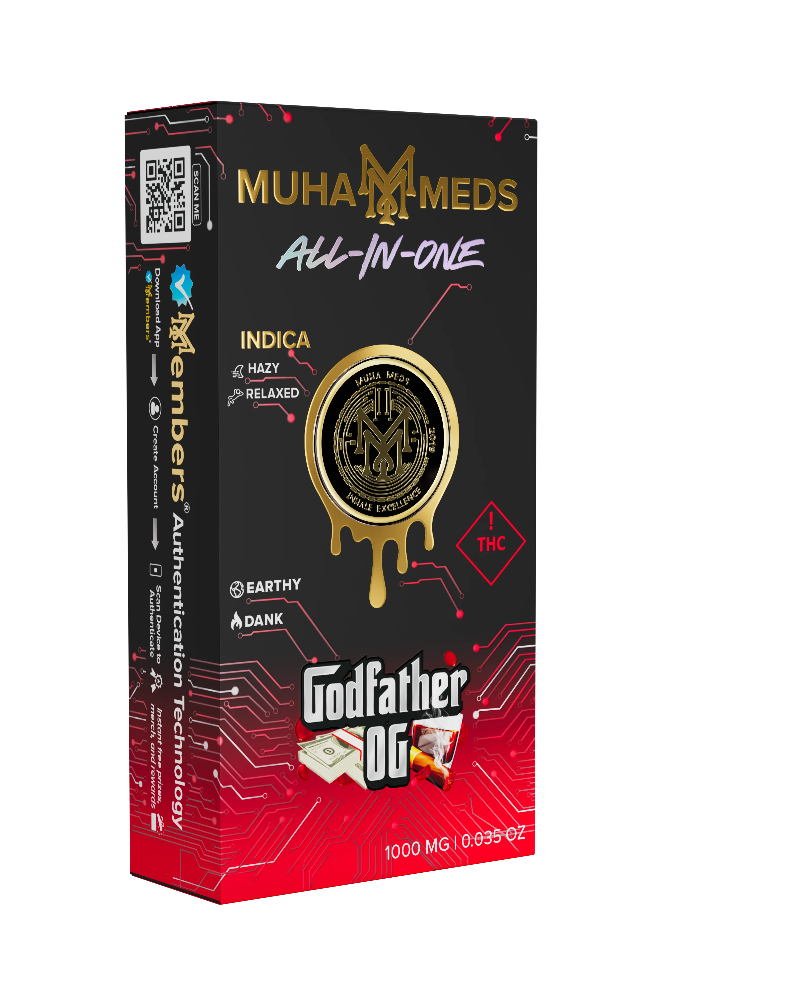 Gen 3 1G Distillate AIO – Godfather OG
