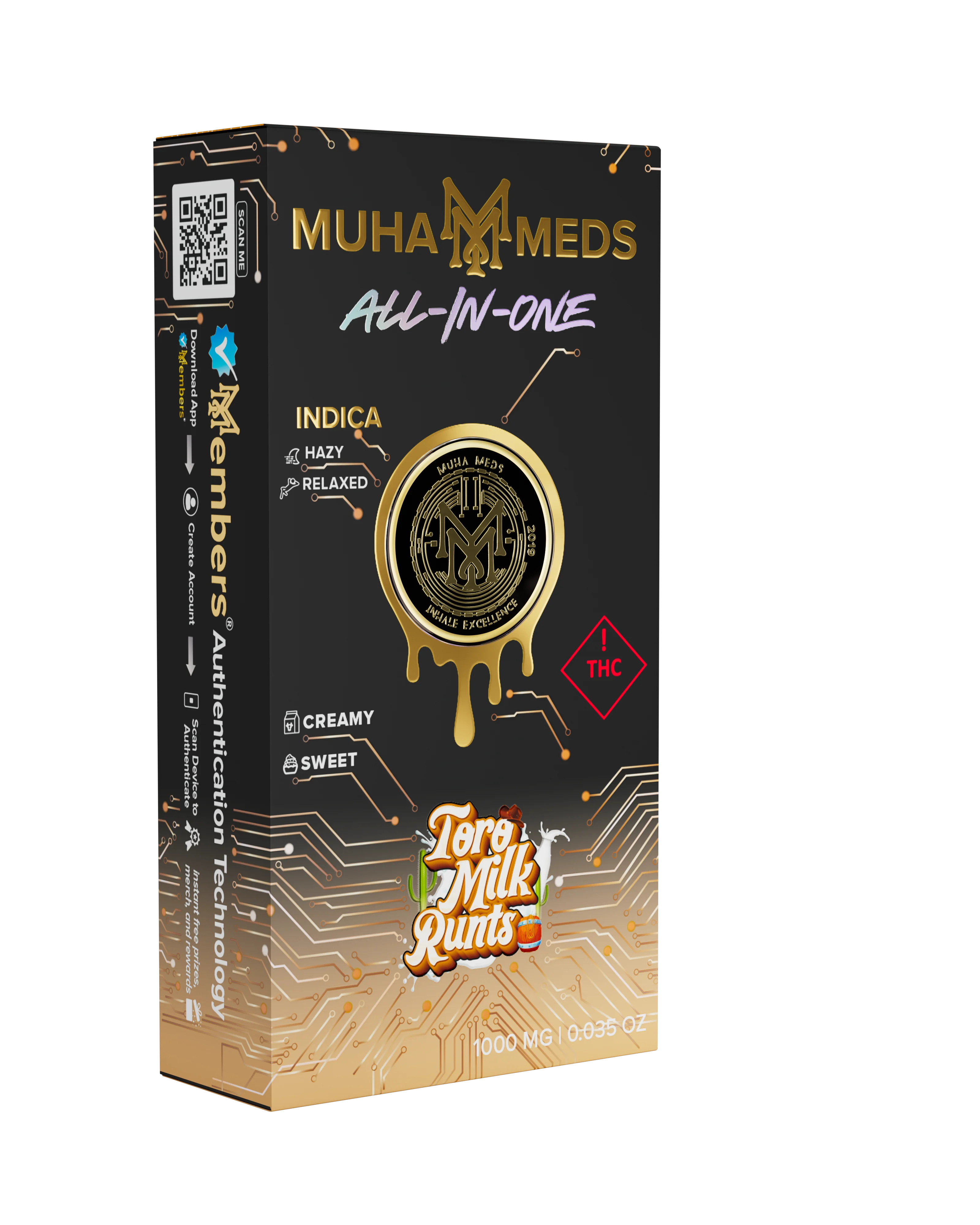 Gen 3 1G Distillate AIO – Toro Milk Runts