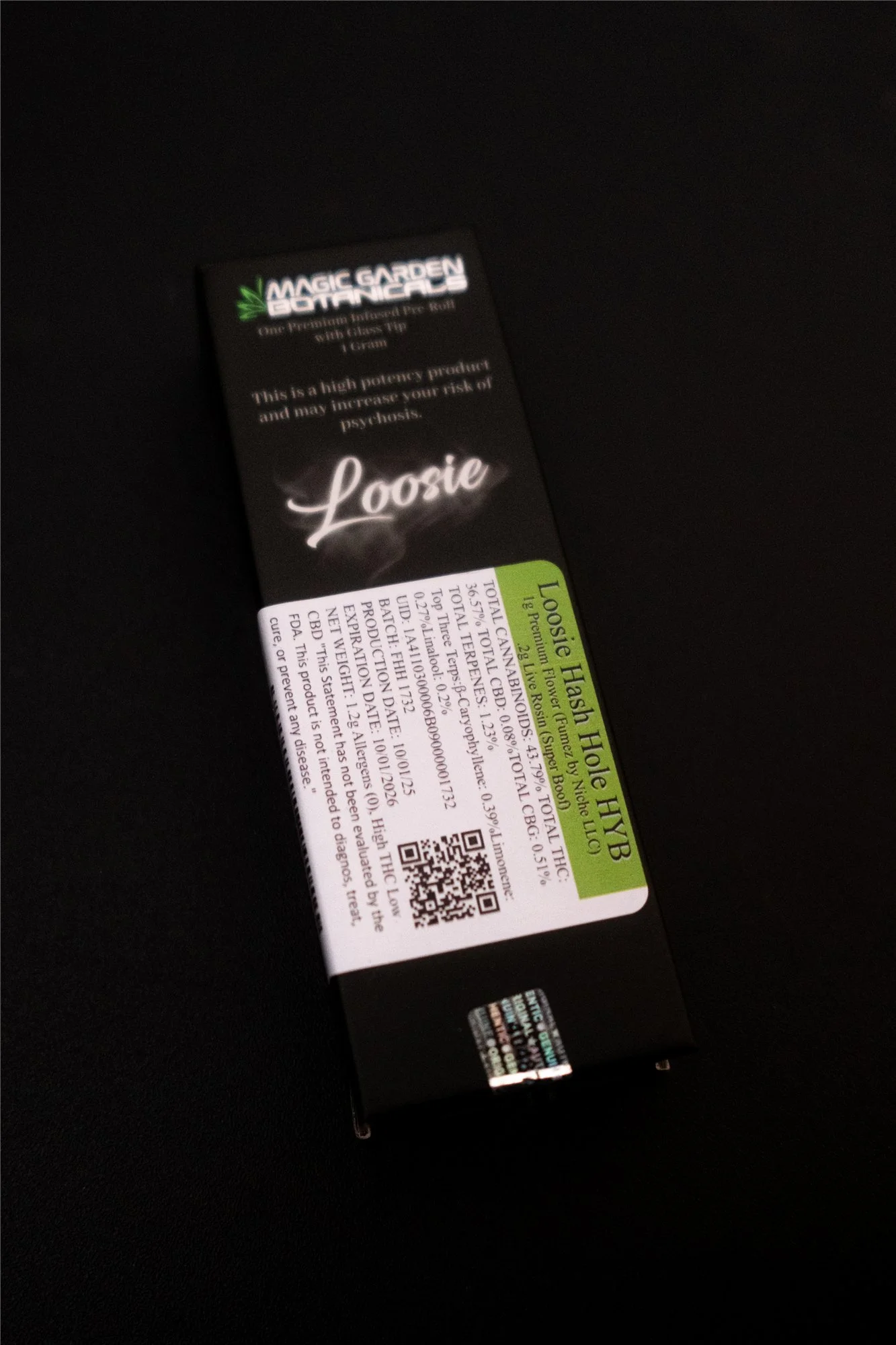 Hash Hole Pre-Roll: Fumez x Green Crack Rosin