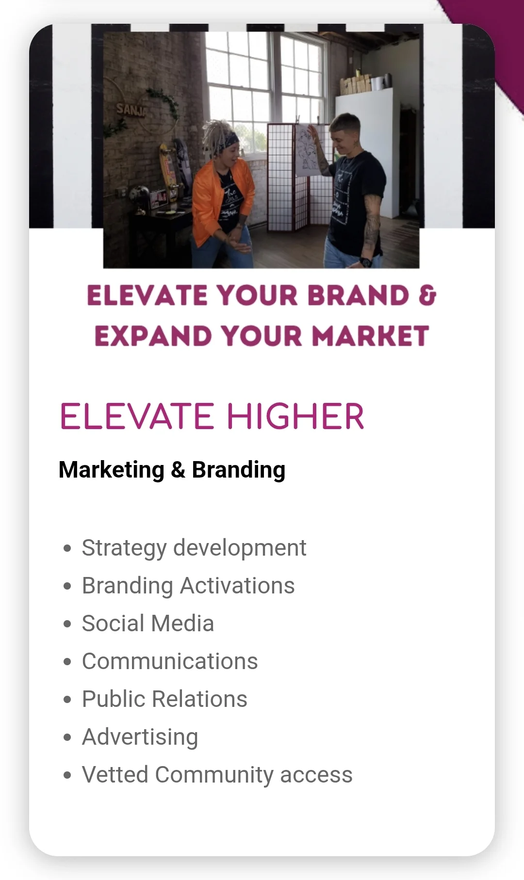 Elevate Higher